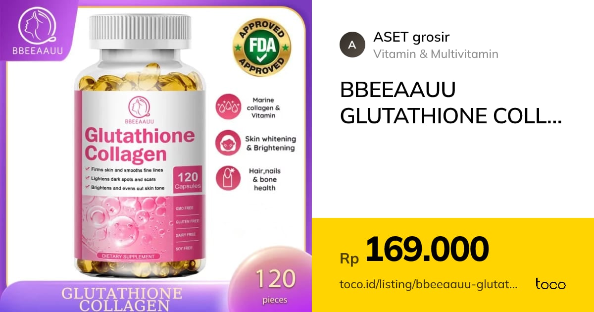 bbeeaauu glutathione collagen review Jual CAPSULES WHITENING SKIN… dihexa human dosage peptide dark spot cream Pack Option:Pack 2