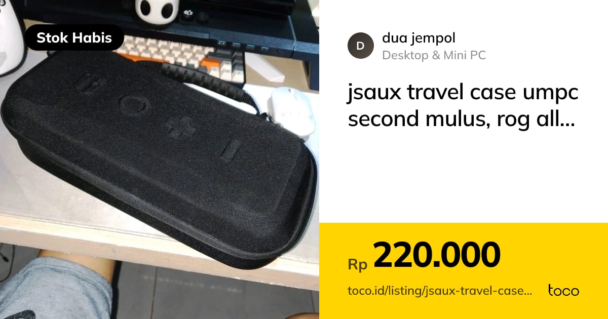 Jual jsaux travel case umpc second mulus, rog ally, msi…